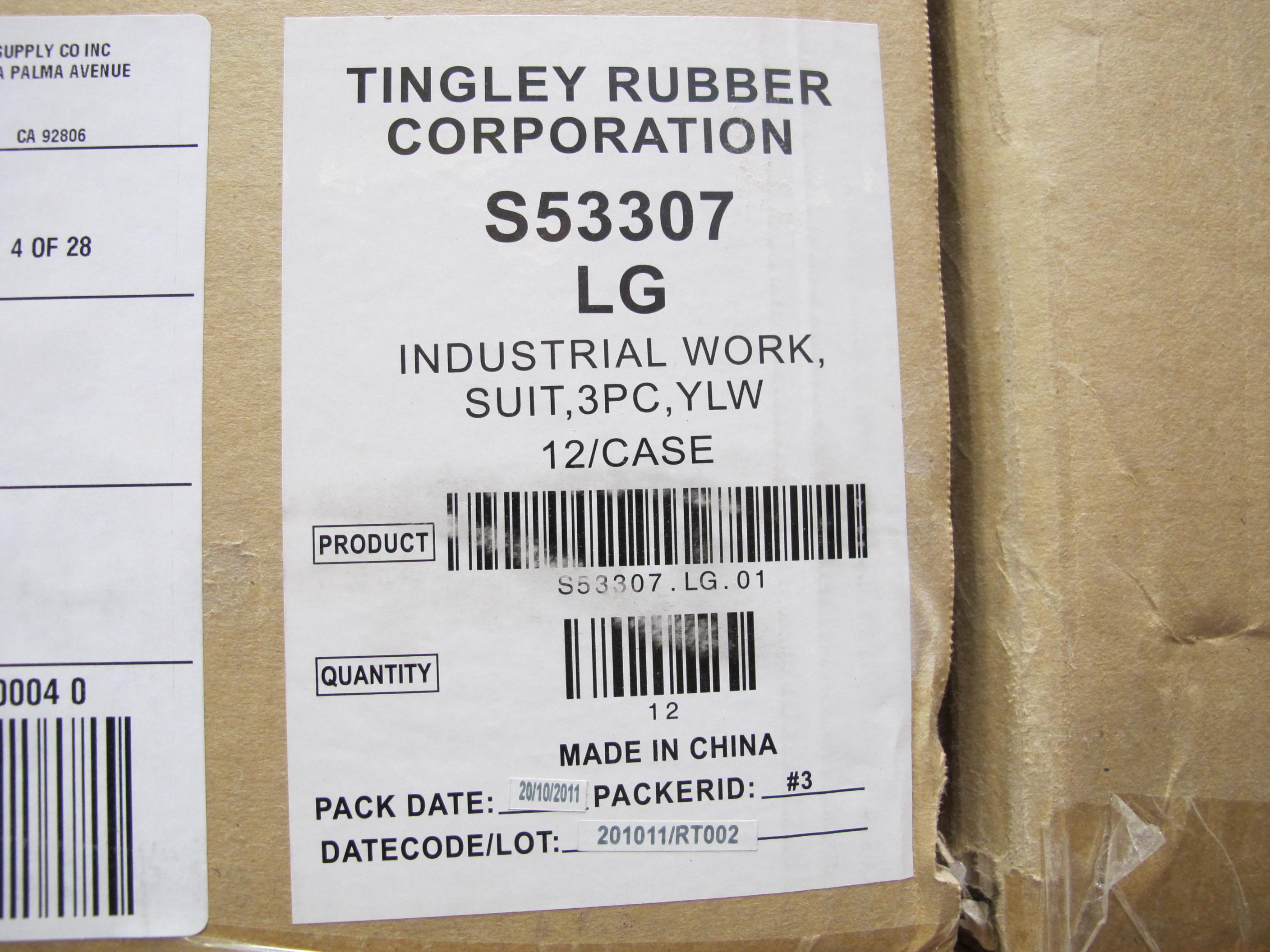 LOT TO INCLUDE: LARGE QUANTITY OF RAIN COATS, RAIN PANTS, AND COVERALLS.. LOADING & HANDLING FEE $15-4216